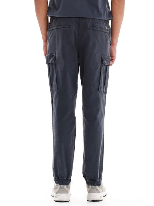 Emerson Cargo Cuffed Pants Ανδρικό Παντελόνι Cargo 232.EM42.102-Navy - Image 4