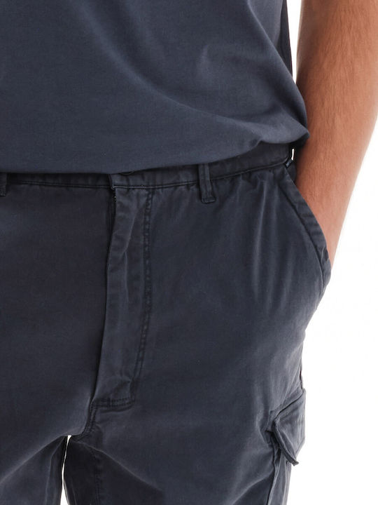 Emerson Cargo Cuffed Pants Ανδρικό Παντελόνι Cargo 232.EM42.102-Navy - Image 7