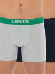 Levis Solid Boxer Brief Organic 2 Pairs Ανδρικά Μποξεράκια 701222842-009