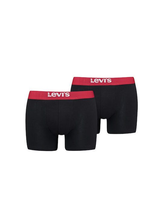 Levis Solid Boxer Brief Organic 2 Pairs Ανδρικά Μποξεράκια 701222842-008