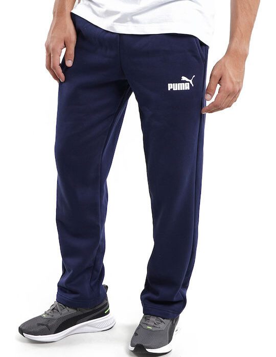 Puma Ess Logo Pants Ανδρικό Παντελόνι Φόρμας 586718-06