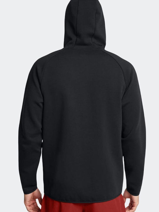 Under Armour Unstoppable Fleece Full-Zip Hoodie Ανδρική Ζακέτα Με Κουκούλα 1389352-001 - Image 3