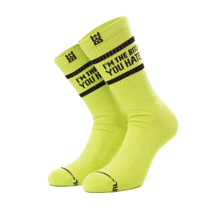Bee Unusual “The b*tch U hated” Socks Unisex Κάλτσες AS-240108-Lime