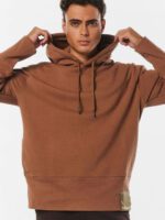 Body Action Oversized Hoodie Ανδρικό Φούτερ με Κουκούλα 063219-06-Brown - Image 2