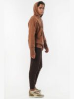 Body Action Oversized Hoodie Ανδρικό Φούτερ με Κουκούλα 063219-06-Brown - Image 4
