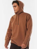 Body Action Oversized Hoodie Ανδρικό Φούτερ με Κουκούλα 063219-06-Brown - Image 6
