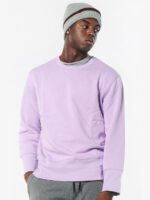 Body Action Oversized Crew Sweatshirt Ανδρικό Λαιμόκοψο Φούτερ 063220-01-Mauve