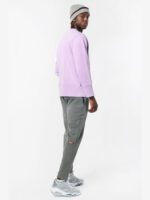 Body Action Oversized Crew Sweatshirt Ανδρικό Λαιμόκοψο Φούτερ 063220-01-Mauve - Image 6
