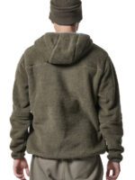 Body Action Half-Zip Sherpa-Fleece Hoodie Ανδρικό Φούτερ Κουκούλα 063419-07E-Shadow Green - Image 5