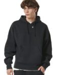 Body Action Lounge Fleece Hoodie Ανδρικό Φούτερ Κουκούλα 063416-01-Black