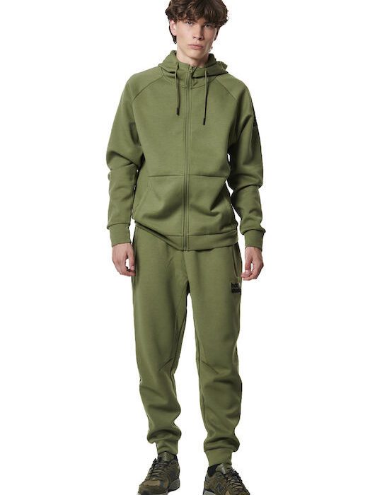Body Action Sport Gym Tech Joggers Ανδρικό Παντελόνι Φόρμας 023440-07-Κhaki