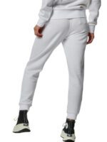 Body Action Fleece Skinny Joggers Γυναικείο Παντελόνι Φόρμας 021334-02-White - Image 3