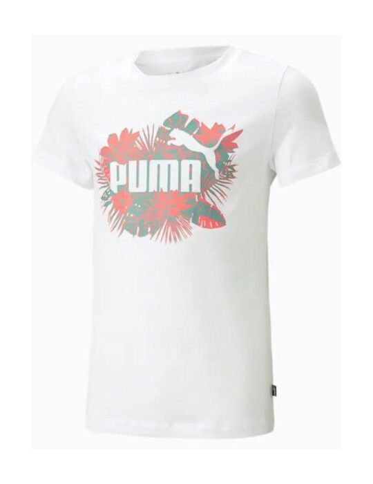 Puma Ess Flower Power Tee Παιδικό Αθλητικό Μπλουζάκι 673528-02