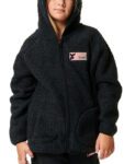 Body Action Fluffy Fleece Jacket Παιδική Ζακέτα Κορίτσι Σέρπα 072404-01-Black