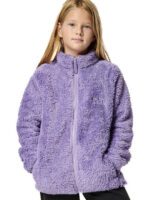 Body Action Fluffy Fleece Jacket Παιδική Ζακέτα Κορίτσι Σέρπα 072406-13-Purple Haze