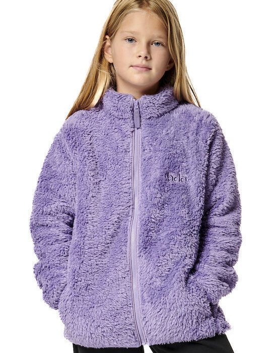 Body Action Fluffy Fleece Jacket Παιδική Ζακέτα Κορίτσι Σέρπα 072406-13-Purple Haze
