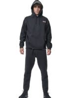 Body Action Fleece Jogger Ανδρικό Παντελόνι Φόρμας 023444-01-Black