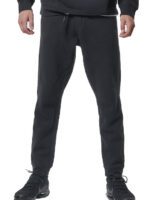 Body Action Fleece Jogger Ανδρικό Παντελόνι Φόρμας 023444-01-Black - Image 3