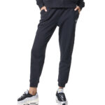 Body Action Fleece Skinny Joggers Γυναικείο Παντελόνι Φόρμας 021443-01-Black