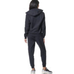 Body Action Fleece Skinny Joggers Γυναικείο Παντελόνι Φόρμας 021443-01-Black - Image 4