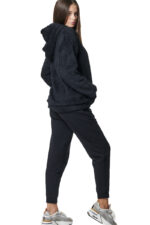 Body Action Slim Fit Joggers Γυναικείο Παντελόνι Φόρμας 021440-01-Black - Image 5