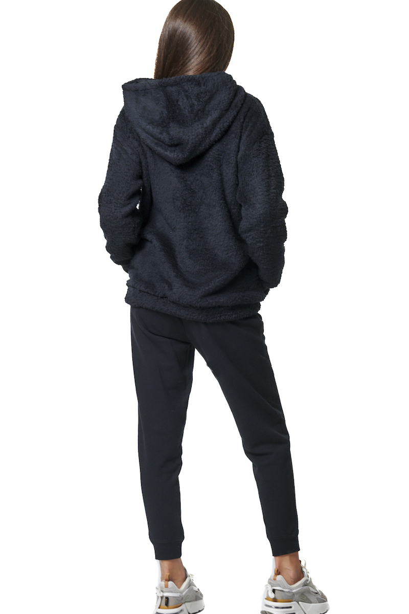 Body Action Slim Fit Joggers Γυναικείο Παντελόνι Φόρμας 021440-01-Black - Image 6