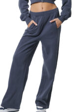 Body Action Faded Effect High Waist Joggers Γυναικείο Παντελόνι Φόρμας 021441-04-Ocean Blue - Image 4