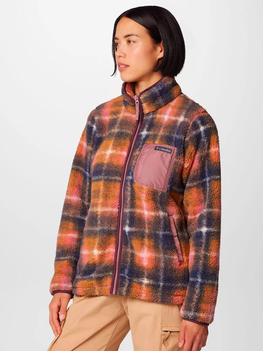 Columbia West Bend Print Full-Zip Sherpa Γυναικεία Ζακέτα 2085851-609 - Image 4