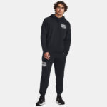 Under Armour Project Rock Rival Fleece Hoodie Ανδρικό Φούτερ 1380107-001 - Image 4