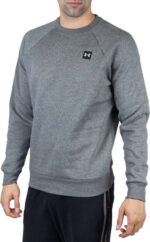 Under Armour Rival Fleece Crew Ανδρικό Φούτερ 1357096-012 - Image 4