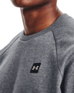 Under Armour Rival Fleece Crew Ανδρικό Φούτερ 1357096-012 - Image 5