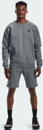 Under Armour Rival Fleece Crew Ανδρικό Φούτερ 1357096-012 - Image 8