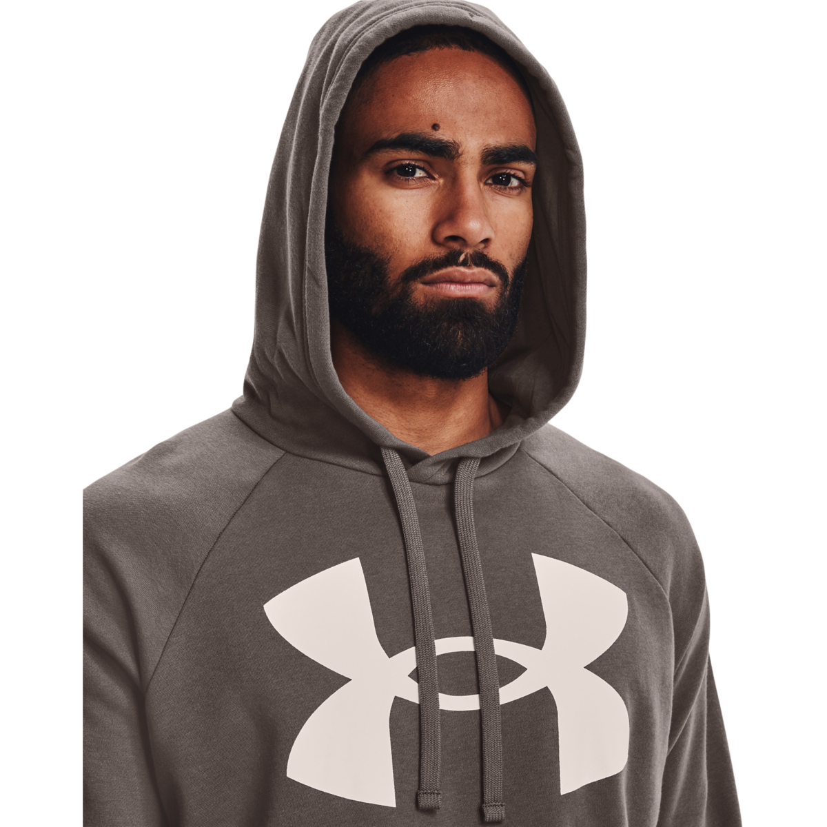 Under Armour Rival Fleece Big Logo Ανδρικό Φούτερ 1357093-176 - Image 4