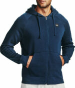 Under Armour Rival Fleece FZ Hoodie Ανδρική Ζακέτα 1357111-408 - Image 5