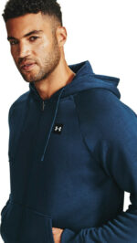 Under Armour Rival Fleece FZ Hoodie Ανδρική Ζακέτα 1357111-408 - Image 6