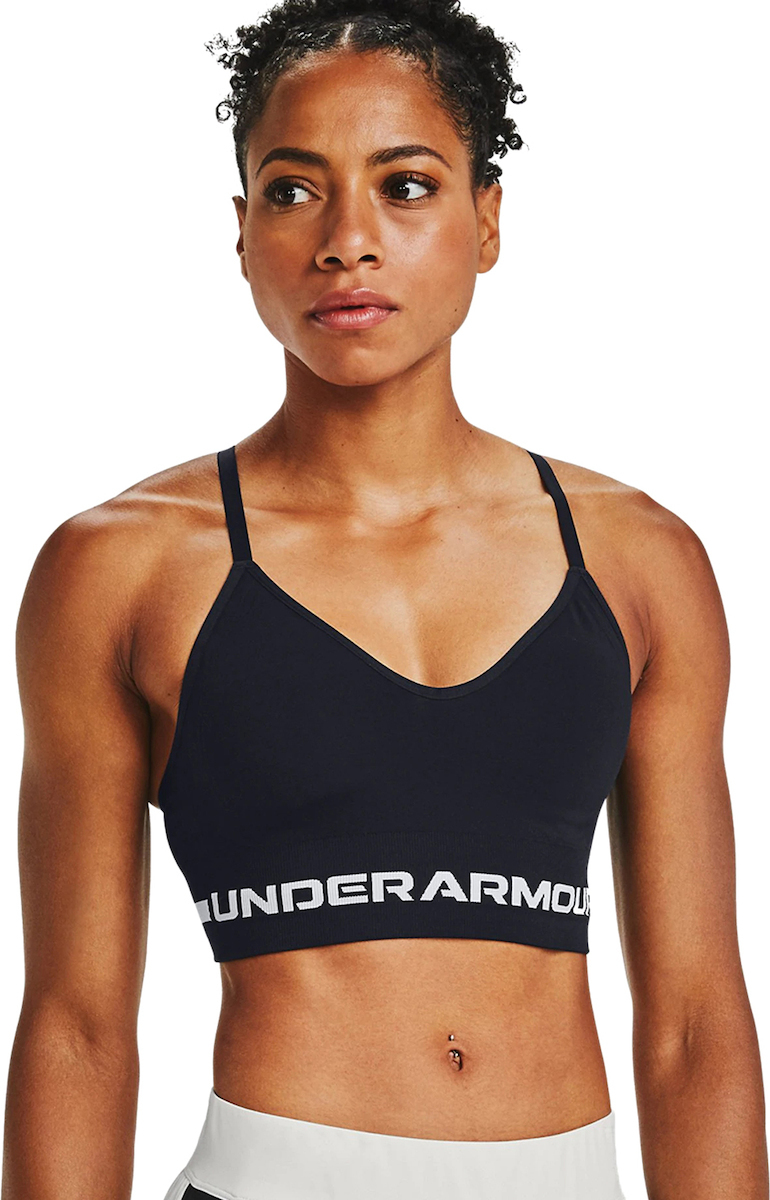 under_armour_seamless_low_long_gynaikeio_athlitiko_mpoustaki_mayro_me_ependysi_elafria_enischysi_1357719_001.2 Under Armour Seamless Low Long Bra Γυναικείο Μπουστάκι 1357719-001 - Image 1
