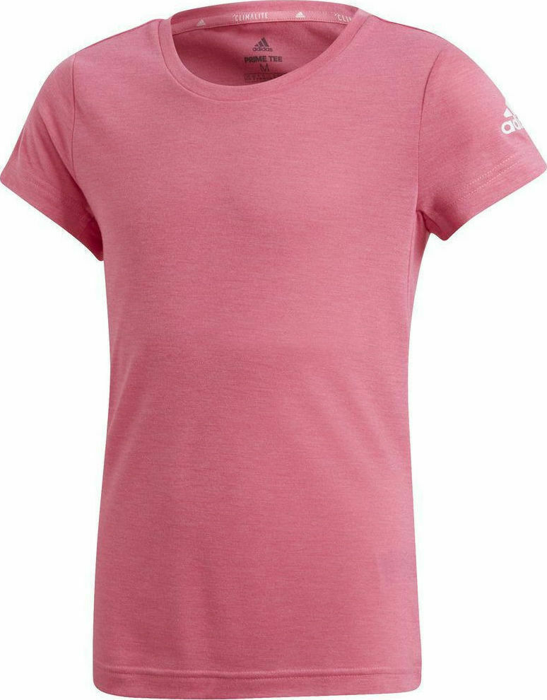 adidas_paidiko_t_shirt_fouxia_dw9346. Adidas Tr Prime Tee Παιδικό Κοντομάνικο Κορίτσι DW9346 - Image 1