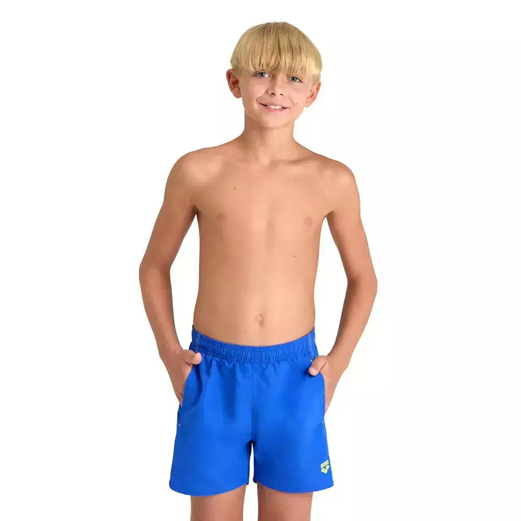 arena_paidiko_magio_vermouda_sorts_006447_861_galazio. Arena Boy's Beach Boxer Solid Παιδικό Μαγιό Βερμούδα Αγόρι 006447-861 - Image 1