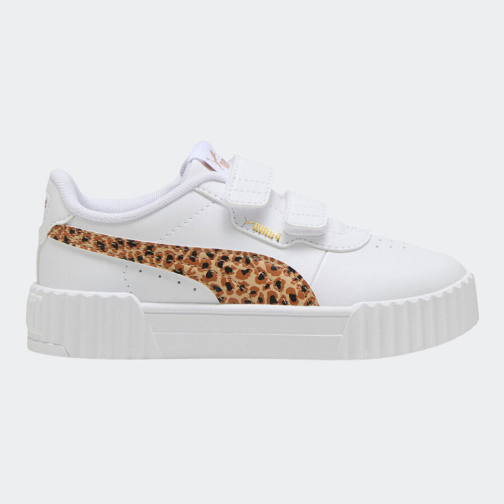puma_carina_3_0_animal_v_ps_paidika_sneakers_leyka_402272_02. Puma Carina 3.0 Animal V PS Παιδικό Παπούτσι Κορίτσι 402272-02 - Image 1