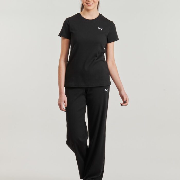 Puma ESS Elevated High-Waist Straight Leg Rib Pant Γυναικεία Παντελόνα 685025-01