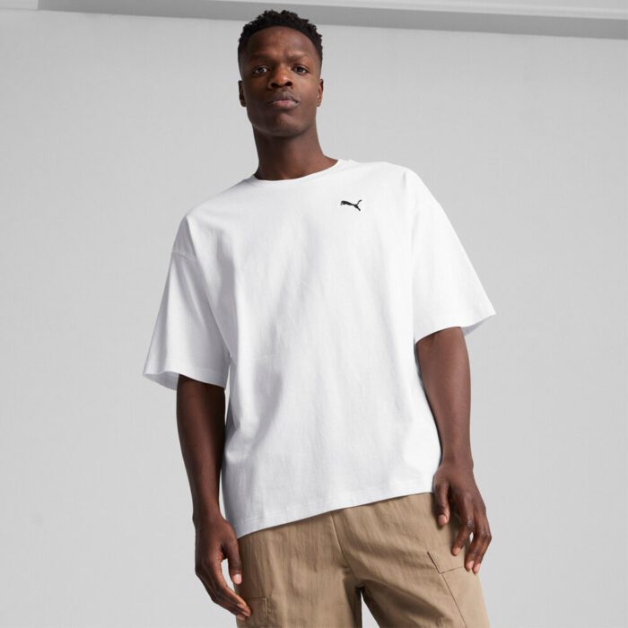 Puma Wardrobe Essentials Oversized Tee Men Tshirts Ανδρική Κοντομάνικη Μπλούζα 629646-02