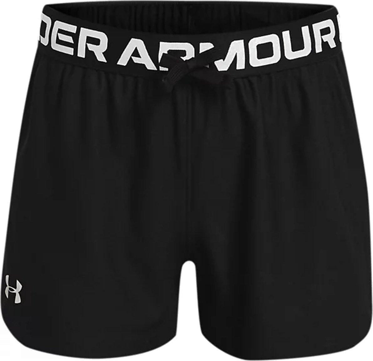under_armour_athlitiko_paidiko_sorts_vermouda_play_up_solid_gia_agori_mayro_1363372_001. Under Armour Play Up Solid Shorts Παιδικό Σόρτς Κορίτσι 1363372-001 - Image 1