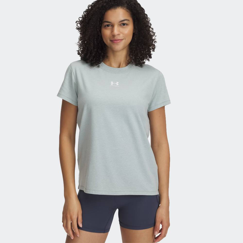 under_armour_gynaikeio_athlitiko_t_shirt_green_forest_1383648_349. Under Armour Off Campus Core Ss Γυναικεία Κοντομάνικη Μπλούζα 1383648-349 - Image 1