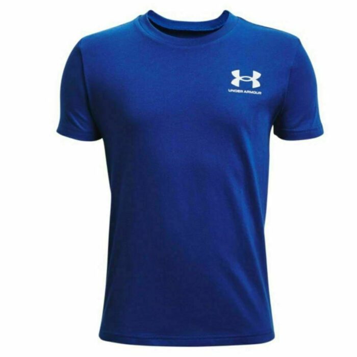 Under Armour Sportstyle Left Chest Ss T-Shirt Παιδικό Κοντομάνικο Αγόρι 1363280-400