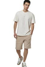 Body Action Frenvh Terry Jogging Shorts Ανδρική Βερμούδα 033521-05C - Image 7