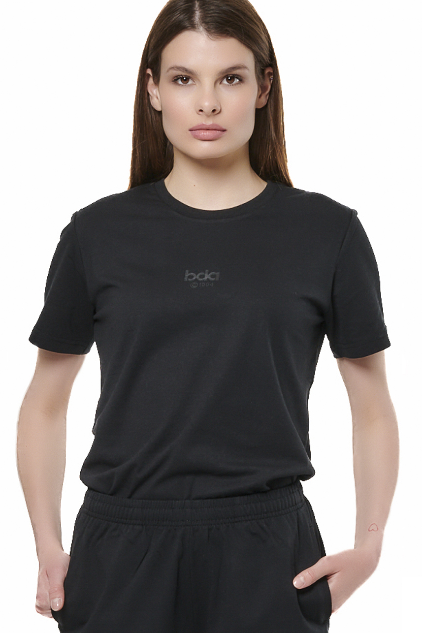 051523-01-BLACK Body Action Classic Tee Γυναικείο Κοντομάνικο 051523-01 - Image 1