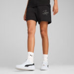 Puma ESS Scripts High-Waist Shorts 5'' Γυναικείο Σορτς 684984-01 - Image 2