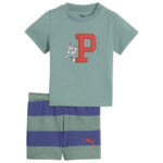 Puma Minicats Super Puma Tee and Shorts Infant Βρεφικό Σετ Αγόρι 630986-30