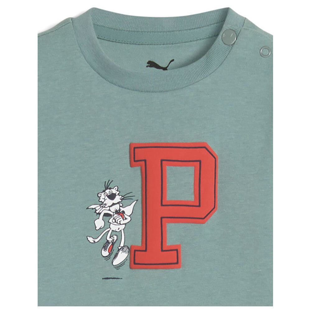 Puma Minicats Super Puma Tee and Shorts Infant Βρεφικό Σετ Αγόρι 630986-30 - Image 4