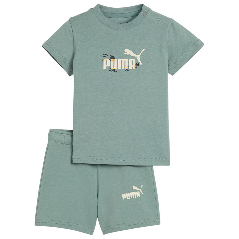 puma_paidiko_set_me_sorts_kalokairino_2tmch_sandy_686286_30. Puma Sandy Adventures Set Infant Βρεφικό Σετ Αγόρι 686286-30 - Image 1
